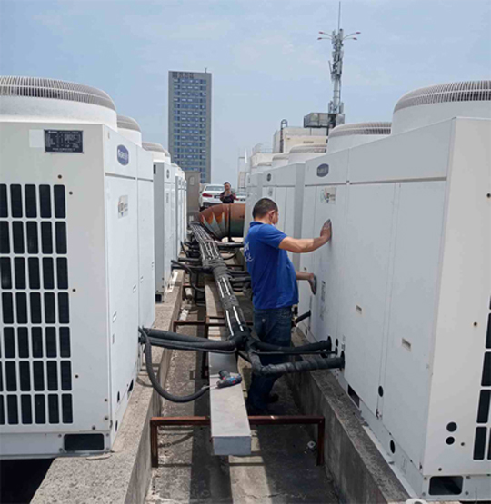 民和中央空调制热和不制冷系统维修方法